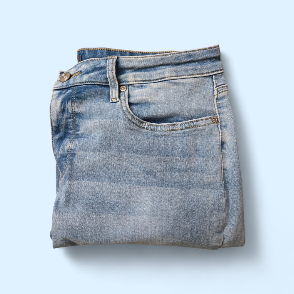 NYDJ Womens Denim Alina Leggings in Light Blue